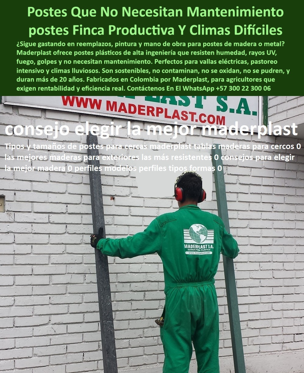 Catálogo De Postes Plásticos Tamaño Precios Costos Formas Peso Maderplast 0 postes plásticos sin mantenimiento para fincas vallas eléctricas en zonas lluviosas poste plástico pastoreo intensivo Tabla plástica sostenibles Esta imagen nos muestra a un técnico de Maderplast manipulando postes plásticos reciclados frente a una pared blanca con el logo institucional de la empresa, se destacan dos tipos de poste sostenidos con firmeza, ambos sin recubrimientos ni pintura, lo que evidencia su durabilidad natural, esta escena comunica profesionalismo, tecnología limpia y soluciones reales para agricultores que enfrentan climas lluviosos, terrenos complicados o zonas de alta humedad, los postes son livianos, firmes y no se oxidan ni se astillan, se usan en cercas eléctricas, pastoreo intensivo y cerramientos permanentes, su diseño estructural permite que una sola persona los maneje sin esfuerzo, eliminando costos de instalación, su color no requiere mantenimiento y su material reciclado les da una vida útil superior a 20 años, fabricados por Maderplast en Colombia, están pensados para quienes exigen productos que rinden más y fallan menos, con Maderplast usted compra solo una vez y se olvida del problema. A CONTINUACIÓN UN LISTADO CON OTROS PRODUCTO SIMILARES DE MADERPLAST:, - poste de polímero para climas hostiles, - poste sin pintura para pastoreo intensivo, - poste dieléctrico para valla eléctrica rural, - poste sostenible para agroganadería colombiana, - poste para mejorar productividad de terrenos difíciles, - poste-resistente-al-agua, - poste-hecho-en-colombia, - ¿Qué tipo de poste puedo instalar sin pintura?, - poste industrial con cero mantenimiento, - poste ideal para cultivos en zonas difíciles, - poste-para-clima-difícil, - poste fabricado en Colombia con garantía, - demostración técnica de poste sin pintura en ambiente urbano, - poste duradero sin recubrimientos ni aislantes, - poste que no necesita reemplazos en 25 años, - tecnología colombiana para cercas plásticas sin fallos, - poste-para-proyectos-sostenibles, - ¿Cuál es el mejor poste para reemplazar madera en zonas difíciles?, - poste confiable para obras sostenibles en campo abierto, - poste-plastico-sin-mantenimiento-finca-clima-humedo-maderplast.jpg, - poste plástico sin mantenimiento para finca rentable, - postes reciclados alineados para proyectos agrícolas, - poste que elimina costos operativos en el campo, - poste colombiano de alta ingeniería reciclada, - poste que reduce mano de obra y repintes, - postes plásticos reciclados sostenibles apoyados en muro blanco, - poste plástico contra rayos UV, fuego y humedad, - Dame un poste plástico ideal para climas húmedos y pastoreo intensivo, - poste-para-pastoreo-intensivo, - ¿Qué empresa en Colombia fabrica postes plásticos confiables?, - ¿Dónde comprar postes que no necesitan mantenimiento?, - poste para cultivos tropicales y fincas productivas, - poste reciclado para sustitución de madera y acero, - comparación de postes plásticos estructurales para campo, - poste-reciclado-industrial, - poste-plástico-sin-mantenimiento, - poste-finca-productiva, - infraestructura plástica de soporte mostrada en fábrica, - postes plásticos resistentes al clima manipulados por operario, - ¿Qué poste me sirve para fincas en clima húmedo?, - Esta imagen nos muestra a un técnico de Maderplast manipulando postes plásticos reciclados frente a una pared blanca con el logo institucional de la empresa, se destacan dos tipos de poste sostenidos con firmeza, ambos sin recubrimientos ni pintura, lo que evidencia su durabilidad natural, esta escena comunica profesionalismo, tecnología limpia y soluciones reales para agricultores que enfrentan climas lluviosos, terrenos complicados o zonas de alta humedad, los postes son livianos, firmes y no se oxidan ni se astillan, se usan en cercas eléctricas, pastoreo intensivo y cerramientos permanentes, su diseño estructural permite que una sola persona los maneje sin esfuerzo, eliminando costos de instalación, su color no requiere mantenimiento y su material reciclado les da una vida útil superior a 20 años, fabricados por Maderplast en Colombia, están pensados para quienes exigen productos que rinden más y fallan menos, con Maderplast usted compra solo una vez y se olvida del problema. A CONTINUACIÓN UN LISTADO CON OTROS PRODUCTO SIMILARES DE MADERPLAST:, - poste resistente al clima húmedo y lluvioso, - poste plástico que no se oxida ni se pudre, - poste-anti-humedad-agricultura, - ¿Cuál es el mejor poste plástico que no se daña?, - poste que no se quiebra ni astilla, - poste ecológico para proyectos agroindustriales, - poste-dieléctrico-para-vallas, - poste estructural para ganadería y agricultura, - poste profesional para proyectos rurales exigentes, - poste plástico fácil de instalar y ligero, - ¿Qué poste dura más de 25 años sin pudrirse ni oxidarse?, - poste Maderplast liviano y ergonómico en ambiente industrial, - trabajador instalando postes plásticos Maderplast con uniforme verde, - ¿Qué poste sirve para pastoreo en zonas lluviosas?, - imagen de producto reciclado en contexto profesional, - Recomiéndame un poste para finca productiva sin mantenimiento 0 Catálogo De Postes Plásticos Tamaño Precios Costos Formas Peso Maderplast 0 postes plásticos sin mantenimiento para fincas, - vallas  eléctricas en zonas lluviosas, - poste-plástico-pastoreo-intensivo, - Tabla plástica sostenibles 