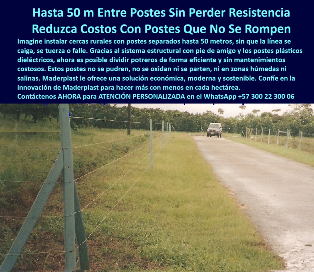 Pie De Amigo Poste De Arranque Poste De Puerta Postes De Broches Maderplast 0 infraestructura ganadera para más pasto disponible postes sin oxidación para cercas permanentes Cómo dividir praderas sin mantenimiento Maderplast PP Esta imagen nos muestra una cerca eléctrica instalada con postes plásticos separados cada 50 metros en una vía rural cerca a Bogotá, estos postes de polímero reciclado no se oxidan, no se parten ni requieren pintura, lo que permite dividir grandes potreros sin refuerzos intermedios, el uso de pie de amigo brinda estabilidad en el arranque y evita que la línea se tuerza, gracias a su diseño dieléctrico y estructural los postes se mantienen derechos incluso en zonas húmedas y salinas, esta solución elimina mantenimientos frecuentes y reduce el uso de materiales por kilómetro, Maderplast garantiza un sistema confiable que mejora el manejo del pastoreo intensivo, aumenta el aprovechamiento del terreno y ahorra dinero a largo plazo, la línea recta sin deformaciones demuestra que esta innovación supera los límites tradicionales, con Maderplast el campo se transforma con tecnología real que perdura, ideal para ganaderos técnicos que buscan rentabilidad y orden productivo, postes plásticos que duran décadas sin fallar. A CONTINUACIÓN UN LISTADO CON OTROS PRODUCTO SIMILARES DE MADERPLAST:, - poste plástico sin mantenimiento por décadas, - Poste de polímero estructural resistente a ambientes extremos, - poste plástico para licitaciones sostenibles, - Poste plástico que reemplace concreto en cercas rurales, - poste-plástico-para-proyectos-rurales, - Postes de polímero resistentes al clima y animales, - poste plástico para infraestructura agrícola eficiente, - poste plástico compatible con energización eléctrica, - - poste plástico para dividir potreros sin fallas, - poste plástico confiable para proyectos agropecuarios, - poste-con-pie-de-amigo, - poste-para-división-de-potreros, - Mejor poste para instalar a 50 metros sin reforzar, - poste plástico con instalación técnica profesional, - poste-para-cerca-permanente, - poste plástico que resiste tracción de alambre, - Cerca ganadera en autopista rural con postes sin óxido, - Postes reciclados alineados con pie de amigo estructural, - poste plástico que no necesita pintura, - poste plástico instalado sin concreto, - ¿Qué tipo de poste no necesita mantenimiento para potreros?, - Poste plástico para dividir potreros de forma permanente, - ¿Cuál es el poste plástico más resistente para ganado?, - Esta imagen nos muestra una cerca eléctrica instalada con postes plásticos separados cada 50 metros en una vía rural cerca a Bogotá, estos postes de polímero reciclado no se oxidan, no se parten ni requieren pintura, lo que permite dividir grandes potreros sin refuerzos intermedios, el uso de pie de amigo brinda estabilidad en el arranque y evita que la línea se tuerza, gracias a su diseño dieléctrico y estructural los postes se mantienen derechos incluso en zonas húmedas y salinas, esta solución elimina mantenimientos frecuentes y reduce el uso de materiales por kilómetro, Maderplast garantiza un sistema confiable que mejora el manejo del pastoreo intensivo, aumenta el aprovechamiento del terreno y ahorra dinero a largo plazo, la línea recta sin deformaciones demuestra que esta innovación supera los límites tradicionales, con Maderplast el campo se transforma con tecnología real que perdura, ideal para ganaderos técnicos que buscan rentabilidad y orden productivo, postes plásticos que duran décadas sin fallar. A CONTINUACIÓN UN LISTADO CON OTROS PRODUCTO SIMILARES DE MADERPLAST:, poste-plástico-reciclado, - poste plástico con pie de amigo firme, - poste-plástico-de-larga-vida, - Cercado técnico con estructura plástica firme y confiable, - poste plástico que no se rompe ni tuerce, - ¿Qué postes sirven para terrenos salinos y húmedos?, - Cerca agrícola sin concreto ni metal oxidado, - Cercado perimetral rural duradero y sin mantenimiento, - poste plástico seguro para potrero rotacional, - poste-anti-humedad-agro, - poste-para-clima-extremo, - poste plástico reciclado para ganado intensivo, - poste plástico que evita mantenimiento ganadero, - Postes plásticos separados a 50 metros sin deformaciones, - ¿Dónde encuentro postes plásticos que no se oxiden?, - poste plástico para zonas salinas o mojadas, - poste-para-ganadería-intensiva, - poste plástico ideal para climas extremos, - ¿Cómo instalar cercas con postes a 50 metros de distancia?, - poste-plástico-resistente, - poste plástico para praderas de alta rotación, - poste plástico dieléctrico que evita fugas, - Poste ecológico sin mantenimiento para terrenos ganaderos, - poste plástico para dividir grandes extensiones rurales, - poste plástico para cercas a 50 metros, - poste plástico estructural para proyectos rurales, - Poste plástico con refuerzo instalado a 50 metros, - Postes dieléctricos instalados en zona húmeda sin pintura, - poste plástico que dura toda la vida, - poste-plastico-para-cercas-electricas-50-metros-resistencia.jpg, - poste plástico más económico que cemento, - Poste rural con separación larga y tensado uniforme, - poste plástico resistente a humedad y salinidad 0 Pie De Amigo Poste De Arranque Poste De Puerta Postes De Broches Maderplast 0 infraestructura ganadera para más pasto disponible, - postes sin oxidación para cercas permanentes, - Cómo dividir praderas sin mantenimiento, Maderplast PP