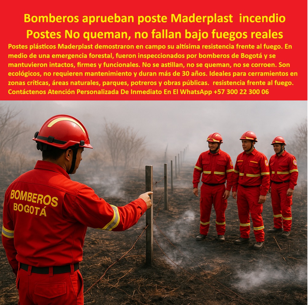 Postes Ignífugos Para Cercas Forestales Postes Con Resistencia Al Fuego Maderplast 0 postes duraderos para parques nacionales postes plásticos que resisten incendios cercas resistentes al calor extremo poste reemplaza madera En esta imagen, un equipo de bomberos inspecciona un poste plástico Maderplast luego de una emergencia forestal en Bogotá. A pesar del fuego intenso, el poste permanece firme, sin quemarse, romperse ni corroerse. Fabricado con polímero reciclado de alta ingeniería, el poste Maderplast es ideal para cercas en zonas de conservación, parques naturales, potreros y proyectos públicos que exigen soluciones duraderas y sostenibles. No requiere mantenimiento, es ignífugo y ecológico. Maderplast ofrece tecnología comprobada en campo para cerramientos resistentes al fuego. Confía en Maderplast, el poste que supera la prueba del incendio real.  A CONTINUACIÓN UN LISTADO CON OTROS PRODUCTO SIMILARES A ESTE DE MADERPLAST:, - poste ecológico para zonas de alto riesgo de incendios, - poste-ignífugo-inspeccionado-por-bomberos-bogotá-maderplast, - poste con prueba de resistencia en quemas forestales, - poste-tecnología-anti combustión, - poste de polímero que sobrevive incendio y sigue derecho, - cercado ignífugo con bomberos evaluando resistencia al fuego, - poste libre de mantenimiento para obras públicas rurales, - poste con más de 20 años sin fallar bajo fuego, - poste-ignífugo-aprobado-bomberos, - poste-cercas-resistentes-a-fuego, - poste confiable para limitación de terrenos forestales, - poste firme tras incendio en zona de conservación natural, - poste plástico inspeccionado por bomberos tras incendio forestal, - poste reciclado con prueba de fuego en campo real, - poste sin pintura para zonas de riesgo térmico, - poste ignífugo para cerramientos sostenibles sin pintura, - poste-forestal-durable-e-ignífugo, - poste estructural ignífugo fabricado con polímero reciclado, - ¿Qué poste resiste incendios forestales sin quemarse?, - poste resistente al fuego para ganadería en zonas calientes, - poste plástico reciclado para cercas ignífugas, - poste Maderplast que no se quema bajo fuego forestal, - ¿Qué poste usan los bomberos para cercas en zonas calientes?, - ¿Qué poste puedo usar en parques nacionales que no se dañe?, - cerca intacta evaluada tras incendio por cuerpo de bomberos, - ¿Dónde consigo postes plásticos ignífugos aprobados en campo?, - poste para dividir potreros en zonas de quema, - poste de cerramiento para zonas de conservación forestal, - poste para parques nacionales que no se deforma, - línea de postes resistentes tras quemas en zona rural, - poste-maderplast-certificado, - En esta imagen, un equipo de bomberos inspecciona un poste plástico Maderplast luego de una emergencia forestal en Bogotá. A pesar del fuego intenso, el poste permanece firme, sin quemarse, romperse ni corroerse. Fabricado con polímero reciclado de alta ingeniería, el poste Maderplast es ideal para cercas en zonas de conservación, parques naturales, potreros y proyectos públicos que exigen soluciones duraderas y sostenibles. No requiere mantenimiento, es ignífugo y ecológico. Maderplast ofrece tecnología comprobada en campo para cerramientos resistentes al fuego. Confía en Maderplast, el poste que supera la prueba del incendio real.  A CONTINUACIÓN UN LISTADO CON OTROS PRODUCTO SIMILARES A ESTE DE MADERPLAST:, - poste durable para zonas públicas rurales sin mantenimiento, - poste para cerramiento ecológico resistente a fuego, - poste-para-parques-nacionales, - poste plástico colombiano resistente a incendios rurales, - poste-reemplaza-madera-quemada, - ¿Cuál poste reemplaza la madera después de un incendio?, - poste Maderplast con inspección en emergencia forestal, - poste para cerramientos rurales inspeccionado por bomberos, - poste plástico certificado para áreas protegidas y parques, - poste plástico ignífugo aprobado por bomberos en Colombia, - poste-ecológico-contra-incendios, - poste técnico con prueba en campo por bomberos Bogotá, - poste para parques quemados que no pierde forma, - poste-plástico-contra-incendios, - poste ignífugo aprobado por bomberos en incendios reales, - poste que sustituye madera quemada en incendios, - poste que no se quema ni colapsa bajo fuego intenso, - poste que no propaga llama en cerramientos ecológicos, - poste negro que no se deforma tras exposición a fuego, - poste-sin-mantenimiento-en-incendio, - cierre ecológico verificado por equipo de emergencia Bogotá, - poste plástico con durabilidad verificada en incendios, - estructura plástica inspeccionada por brigada de emergencia, - poste técnico inspeccionado para cerramientos críticos, - poste plástico resistente al calor extremo en terrenos rurales 0 Postes Ignífugos Para Cercas Forestales Postes Con Resistencia Al Fuego Maderplast 0 postes duraderos para parques nacionales, - postes-plásticos-que-resisten-incendios, - cercas resistentes al calor extremo, - poste reemplaza madera 