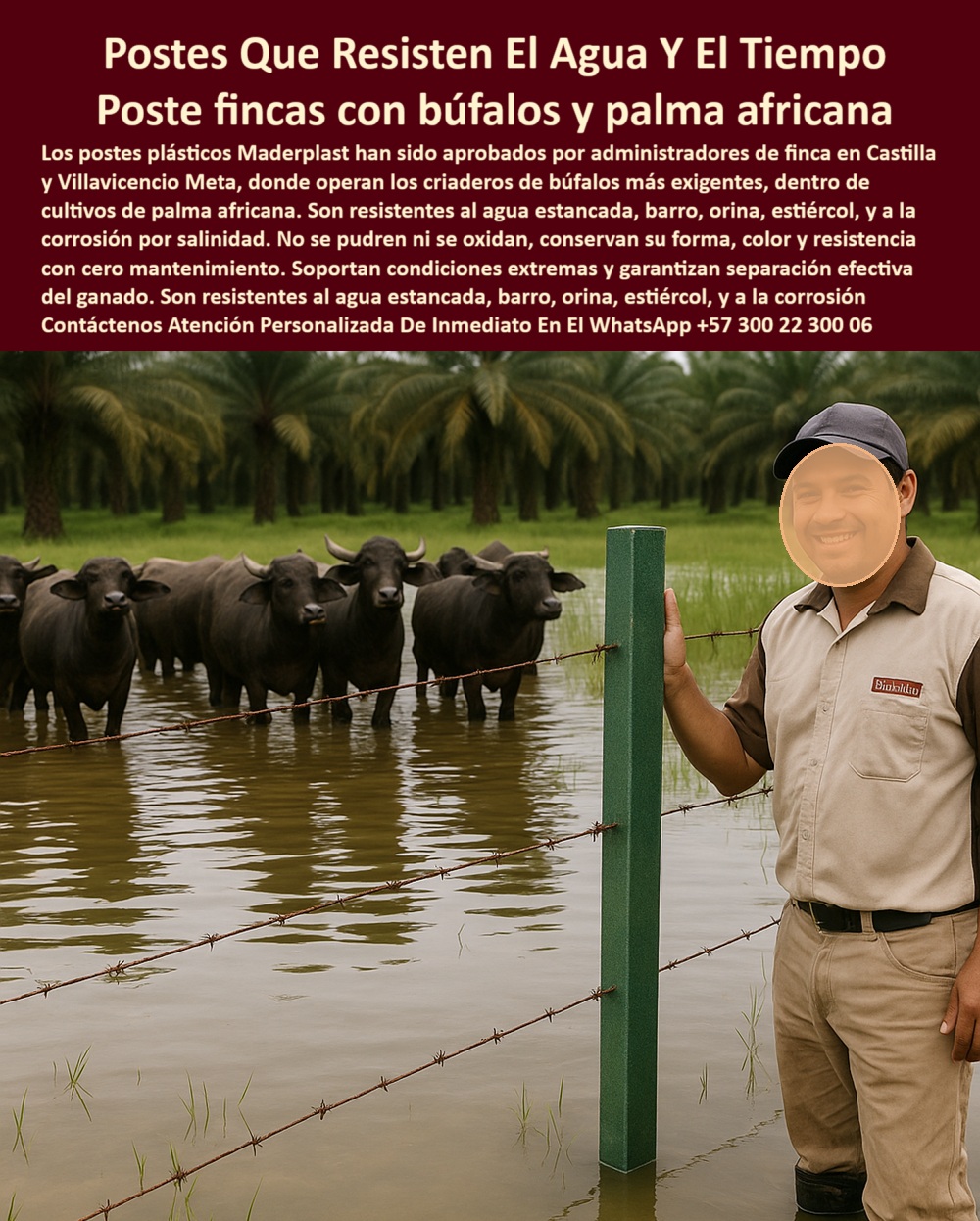 Postes Para Búfalos Resistentes A Pantano Poste Cercar Fincas Con Búfalos Maderplast 0 Poste zona inundada con ganado dentro del agua cercas plásticas para finca agroindustrial Cuál es el mejor poste para zonas anegadas poste La imagen lo dice todo: un poste plástico Maderplast soportando la fuerza de búfalos sumergidos en agua estancada, en una finca agroindustrial con condiciones extremas. Aquí no hay simulación, hay realidad. Maderplast ha desarrollado un poste que no se oxida, no se pudre, no pierde color, ni se debilita con el estiércol, la orina, el barro o la salinidad. Ideal para criaderos de búfalos en zonas como Castilla y Villavicencio, donde la exigencia es máxima. Con cero mantenimiento, sin pintura, sin concreto, y con una sola inversión, estos postes Maderplast transforman el manejo de ganado pesado. Su estructura no se deforma, mantiene la cerca firme y segura incluso en zonas inundadas. Son reciclables, removibles, ecológicos, pero sobre todo duraderos. Esta imagen rompe el paradigma: sí existen postes plásticos que aguantan búfalos. Y son Maderplast., - Otros Usos agrícolas y ganaderos de postes Maderplast: poste plástico con color permanente sin pintura, - poste plástico resistente al clima tropical extremo, - poste plástico que aguanta animales pesados, - poste plástico que no falla en fincas de ganado pesado, - criadero de búfalos en finca con postes plásticos sumergidos, - poste plástico seguro para animales agresivos, - poste plástico de alto impacto para potrero húmedo, - poste-plástico-para-búfalos, - sistema de cercado plástico en criadero de búfalos exigente, - postes plásticos delimitan búfalos dentro de agua estancada, - poste plástico que no requiere mantenimiento, - Recomiéndame poste que no falle con búfalos en barro o humedad., - poste plástico para zonas inundadas con ganado, - ¿Qué poste plástico resiste condiciones extremas con ganado bufalino?, - poste-plastico-resistente-bufalos-zona-pantanosa-inundada.jpg, - ¿Qué poste plástico soporta estiércol, barro y salinidad?, - Dame una opción de poste plástico para cercas con agua y estiércol., - poste plástico para terrenos con alta salinidad, - poste-plastico-division-ganado, - poste plástico para encierro en zonas húmedas, - ¿Qué poste aguanta búfalos sin romperse en pantano?, - ¿Dónde consigo postes que sirvan para zonas inundables con búfalos?, - poste plástico que no se corroe ni se oxida, - poste-plastico-contra-corrosion, - poste plástico para ganadería en pantano, - poste-plastico-en-zona-inundada, - poste-plastico-para-finca-agroindustrial, - poste-plastico-resistente-a-pantano, - cercado seguro en criadero de búfalos con poste plástico, - ¿Qué poste se puede usar para búfalos sin mantenimiento?, - poste plástico verde con búfalos en agua estancada profunda, - poste plástico para divisiones en finca agroindustrial, - poste plástico aprobado para criaderos intensivos, - poste verde de polímero en zona con agua y estiércol, - poste plástico para separación efectiva de búfalos, - poste plástico que aguanta fuerza y humedad extrema, - delimitación de ganado pesado en finca agroindustrial, - poste plástico que resiste agua estancada y corrosión, - poste plástico para criaderos en barro y estiércol, - poste plástico ideal para cercas en fincas de palma, - poste plástico que soporta inmersión continua, - poste-plastico-para-criaderos, - cerca plástica fuerte para ganado en terreno pantanoso, - poste plástico para finca con ganado bufalino, - poste plástico con fuerza estructural en zona pantanosa, - poste plástico fuerte para cercas con búfalos, - poste plástico para cultivos y ganado en zonas inundables, - poste-plastico-sin-mantenimiento, - ¿Cuál es el mejor poste para zonas inundadas con animales pesados?, - ¿Cuál es el mejor poste para cercar ganado en agua estancada?, - poste plástico resistente al peso del búfalo, - ¿Qué poste plástico recomiendas para encerrar búfalos en pantano?, - poste-plástico-para-ganado-pesado, - La imagen lo dice todo: un poste plástico Maderplast soportando la fuerza de búfalos sumergidos en agua estancada, en una finca agroindustrial con condiciones extremas. Aquí no hay simulación, hay realidad. Maderplast ha desarrollado un poste que no se oxida, no se pudre, no pierde color, ni se debilita con el estiércol, la orina, el barro o la salinidad. Ideal para criaderos de búfalos en zonas como Castilla y Villavicencio, donde la exigencia es máxima. Con cero mantenimiento, sin pintura, sin concreto, y con una sola inversión, estos postes Maderplast transforman el manejo de ganado pesado. Su estructura no se deforma, mantiene la cerca firme y segura incluso en zonas inundadas. Son reciclables, removibles, ecológicos, pero sobre todo duraderos. Esta imagen rompe el paradigma: sí existen postes plásticos que aguantan búfalos. Y son Maderplast., - poste plástico para cercas en terrenos anegados, - hombre en finca ganadera junto a cerca plástica impermeable, - poste-plástico-para-agua-estancada 0 Postes Para Búfalos Resistentes A Pantano Poste Cercar Fincas Con Búfalos Maderplast 0 Poste zona inundada con ganado dentro del agua, - cercas plásticas para finca agroindustrial, - Cuál es el mejor poste para zonas anegadas, - poste
