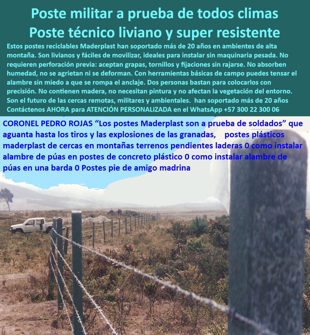 Postes Para Conservación De Cuencas Poste Forestal Ecológico Reciclable Maderplast 0 Poste Ultraligero para Transporte Manual Poste de Seguridad para Entornos Rurales 00 Postes Para Conservación De Cuencas Poste Forestal Ecológico Reciclable Maderplast 0 Esta imagen muestra un sistema de protección ambiental con postes plásticos Maderplast, instalados para cercar un páramo y evitar el ingreso del ganado a zonas de vegetación sensible. Los postes Maderplast, fabricados con polímero reciclado, son livianos, no requieren concreto ni pintura y se colocan fácilmente en laderas inclinadas o terrenos remotos. Son ideales para proyectos de conservación de cuencas, reservas naturales, nacimientos de agua y barreras forestales. Su resistencia al clima extremo y su larga duración sin mantenimiento los hacen la mejor elección para delimitar áreas ecológicas estratégicas de forma responsable y segura. LISTADO DE OTROS PRODUCTOS SIMILARES DE MADERPLAST:, - poste técnico en reserva natural con vegetación protegida, - poste dieléctrico de bajo impacto en el suelo, - ¿Cómo proteger un páramo de ganado invasor?, - poste plástico para terrenos ambientales frágiles, - poste-para-ambiente-sensible, - poste plástico forestal para áreas protegidas, - ¿Qué poste no necesita concreto ni pintura?, - delimitación ambiental para evitar invasión ganadera, - poste para evitar daño por ganado en montañas, - poste-para-barreras-ecológicas, - poste reciclado para dividir zonas de amortiguación, - poste sin concreto para instalación manual, - Esta imagen muestra un sistema de protección ambiental con postes plásticos Maderplast, instalados para cercar un páramo y evitar el ingreso del ganado a zonas de vegetación sensible. Los postes Maderplast, fabricados con polímero reciclado, son livianos, no requieren concreto ni pintura y se colocan fácilmente en laderas inclinadas o terrenos remotos. Son ideales para proyectos de conservación de cuencas, reservas naturales, nacimientos de agua y barreras forestales. Su resistencia al clima extremo y su larga duración sin mantenimiento los hacen la mejor elección para delimitar áreas ecológicas estratégicas de forma responsable y segura. LISTADO DE OTROS PRODUCTOS SIMILARES DE MADERPLAST:, - poste para proteger nacimientos de agua, - Poste ecológico que evite paso de ganado sin dañar vegetación, - poste para evitar invasión ganadera en reservas, - poste para protección de bosques altos, - poste para protección de vegetación natural, - poste forestal para zonas de reforestación, - poste plástico técnico para conservación de páramos, - poste liviano para zonas de difícil acceso, - ¿Qué poste usar para cercar un nacimiento de agua?, - barrera ecológica con postes livianos y duraderos, - poste plástico apto para proyectos ecológicos, - ¿Qué cercado sirve para delimitar reservas naturales?, - cercado de conservación en terreno alto de difícil acceso, - cerca forestal instalada sin concreto en páramo, - poste resistente para páramos de alta montaña, - poste para cercar perímetros de protección hídrica, - delimitación ecológica con postes reciclados en zona montañosa, - poste plástico de seguridad para reservas rurales, - poste-liviano-para-montañas, - poste-plastico-proteccion-cuencas-paramo-nacimiento-agua.jpg, - poste resistente a clima extremo en zona protegida, - poste plástico para conservación de cuencas, - poste-plástico-forestal, - poste-para-reservas-naturales, - cerca de seguridad rural para evitar ingreso de ganado, - ¿Dónde comprar postes ecológicos reciclables?, - poste-para-zonas-de-recarga, - poste-reciclado-para-páramo, - poste-para-conservación-rural, - Recomiéndame un poste para conservación de cuencas en zonas altas, - poste anticorrosivo sin pintura ni mantenimiento, - ¿Qué poste usar para cercas sin concreto en terrenos frágiles?, - poste técnico ecológico para manejo ambiental, - poste para delimitar reservas naturales, - poste ecológico reciclable para zonas rurales, - poste-para-proteger-bosques, - postes plásticos para proteger nacimientos de agua en páramos, - poste para proyectos sostenibles de conservación, - Poste ligero para instalación manual en reserva ambiental, - poste-plástico-para-cuencas, - postes reciclables instalados en cordillera andina, - poste de instalación manual en zonas remotas, - poste reciclable para zonas con nacimientos de ríos, - Poste reciclado para proteger nacimientos de ríos Poste Ultraligero para Transporte Manual, - Poste de Seguridad para Entornos Rurales, - 00