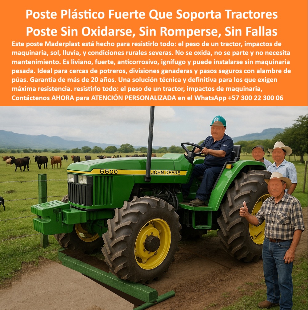 Postes Resistentes A Condiciones Extremas Postes Fuertes Postes Livianos Maderplast 0 poste para cercas de potreros sin oxidación poste plástico división potreros paso a paso cerca de alambre con grapas postes plásticos rural 0 Esta imagen muestra un poste plástico Maderplast sometido al peso y tracción de un tractor John Deere en una división ganadera sin que se parta, oxide o deforme. Diseñado para zonas rurales exigentes como potreros húmedos, pasos de ganado y cercas de alambre sin electrificar, este poste Maderplast es fabricado en polímero reciclado, flexible, ignífugo y anticorrosivo. No requiere concreto ni herramientas para instalarlo, ofreciendo una solución rápida, ecológica y muy duradera. Su vida útil supera los 500 años y su garantía es de más de 20 años. Los postes Maderplast han sido validados por su resistencia a impactos de maquinaria pesada, humedad constante y ambientes hostiles, convirtiéndose en la mejor opción para dividir potreros de forma segura, técnica y económica.  A CONTINUACIÓN UN LISTADO CON OTROS PRODUCTO SIMILARES A ESTE DE MADERPLAST:, - poste verde para delimitación rural, - poste-resistente-a-maquinaria, - poste que reemplaza concreto en zonas agrícolas, - poste reciclable con soporte para maquinaria pesada, - poste para cerca no electrificada en finca agrícola, - ¿Cuál es el poste más resistente al impacto de un tractor?, - ¿Cuál es el mejor poste para cercas en clima húmedo y tropical?, - ¿Qué poste puedo instalar sin herramientas ni cemento?, - poste de larga vida útil para cercas rurales, - poste-verde-de-polímero-reciclado, - poste con grapas para cerca eléctrica manual, - poste Maderplast para cercos de alambre, - ¿Qué poste reciclado soporta impacto de maquinaria agrícola?, - poste para cercas ganaderas sin oxidación, - poste que no requiere herramientas para instalar, - poste rural sin oxidación bajo condiciones extremas, - poste-con-garantía-de-20-años, - ¿Poste ecológico sin mantenimiento para fincas rurales?, - poste verde reciclado bajo llanta de tractor sin romperse, - poste plástico en finca con paso de tractor y ganado, - poste-plástico-para-potreros, - poste estructural reciclado para fincas agrícolas, - ¿Qué poste sirve para cercas con grapas sin electrificar?, - poste instalado en división ganadera con grapas manuales, - ¿Dónde comprar postes plásticos que no se oxidan?, - poste reciclado en finca con cercado ecológico funcional, - poste sin astillas ni óxido para fincas, - poste ganadero apto para embestidas de animales, - Esta imagen muestra un poste plástico Maderplast sometido al peso y tracción de un tractor John Deere en una división ganadera sin que se parta, oxide o deforme. Diseñado para zonas rurales exigentes como potreros húmedos, pasos de ganado y cercas de alambre sin electrificar, este poste Maderplast es fabricado en polímero reciclado, flexible, ignífugo y anticorrosivo. No requiere concreto ni herramientas para instalarlo, ofreciendo una solución rápida, ecológica y muy duradera. Su vida útil supera los 500 años y su garantía es de más de 20 años. Los postes Maderplast han sido validados por su resistencia a impactos de maquinaria pesada, humedad constante y ambientes hostiles, convirtiéndose en la mejor opción para dividir potreros de forma segura, técnica y económica.  A CONTINUACIÓN UN LISTADO CON OTROS PRODUCTO SIMILARES A ESTE DE MADERPLAST:, - poste-reciclado-contra-corrosión, - Muéstrame postes plásticos para divisiones rurales sin concreto, - poste versátil para potreros de rotación, - poste ideal para pasos ganaderos con tracción, - poste Maderplast instalado en zona húmeda con vacas, - poste robusto para división ganadera permanente, - poste-flexible-para-fincas, - poste para cerca de potreros con tracción de maquinaria, - poste diseñado para linderos compartidos, - poste plástico para división de potreros resistentes, - poste-plástico-de-división-ganadera, - poste-sin-mantenimiento-rural, - Recomiéndame un poste ganadero sin mantenimiento por 20 años, - poste plástico con alta resistencia mecánica, - poste para pasos de ganado sin electrificación, - poste ecológico anticorrosivo para clima extremo, - ¿Qué poste es mejor para dividir potreros ganaderos?, - poste-para-pasos-ganaderos, - poste plástico rural que no requiere concreto, - poste técnico que no se oxida con lluvia, - poste-plástico-soporta-tractor-en-potreros-sin-romperse.jpg, - poste sin mantenimiento para potreros húmedos, - poste económico con garantía de 20 años, - poste-para-cercas-de-alambre, - poste que aguanta peso de tractor sin fallar, - poste plástico con alta durabilidad visual en potrero, - poste flexible que no se parte ni con impactó, - poste de polietileno flexible con uso ganadero intensivo 