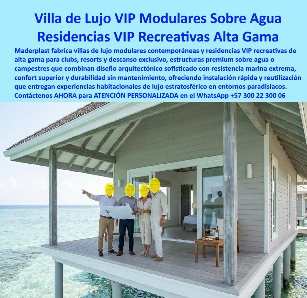 Chalets De Lujo Modernos Casas Exclusivas Clubs Y Resorts Maderplast Viviendas VIP Recreativas Casas Campestres de Lujo Villas de Lujo Modulares Casa de descanso premium para familia Casa de playa de lujo prefabricada Casas CHALETS DE LUJO MODERNOS CASAS EXCLUSIVAS CLUBS Y RESORTS MADERPLAST PARA VIVIENDAS VIP RECREATIVAS  Los Chalets De Lujo Modernos Casas Exclusivas Clubs Y Resorts Maderplast, constituidos por las Viviendas VIP Recreativas, las Casas Campestres de Lujo, las Villas de Lujo Modulares, la Casa de descanso premium para familia y la Casa de playa de lujo prefabricada, representan la máxima expresión de ingeniería y diseño arquitectónico para desarrollos turísticos e inmobiliarios de alta gama. La imagen ilustra una villa de lujo contemporánea construida políticamente sobre aguas turquesas marinas, con pilares macizos, vigas estructurales y revestimientos de fachada en tono gris pastel y tonos madera clara Maderplast. En el muelle de acceso, un equipo de arquitectos e inversionistas VIP revisa los planos de construcción junto a puertas ventanales corredizas que conectan con una suite interior de acabados impecables. El encabezado de la pieza gráfica detalla: "Villa de Lujo VIP Modulares Sobre Agua Residencias VIP Recreativas Alta Gama. Maderplast fabrica villas de lujo modulares contemporáneas y residencias VIP recreativas de alta gama para clubs, resorts y descanso exclusivo, estructuras premium sobre agua o campestres que combinan diseño arquitectónico sofisticado con resistencia marina extrema, confort superior y durabilidad sin mantenimiento, ofreciendo instalación rápida y reutilización que entregan experiencias habitacionales de lujo estratosférico en entornos paradisíacos. Contáctenos AHORA para ATENCIÓN PERSONALIZADA en el WhatsApp +57 300 22 300 06".  La edificación de chalets, resorts y villas sobre el agua o en entornos marinos utilizando madera convencional, bambú o estructuras metálicas genera costos desorbitados por mantenimiento preventivo, pintura periódica, lijado, ataque de bromas marinas y rápida pudrición por humedad y salinidad. La implementación de placas macizas de polipropileno y paneles plásticos estructurales Maderplast como reemplazo del fenólico y la madera tradicional resuelve definitivamente estos problemas. Al no absorber humedad ni verse afectadas por los rayos UV, la radiación solar o la agresión marina, estas viviendas conservan su apariencia de alta gama, confort térmico y acústico, libres de moho, astillamientos o repintados cotidianos.  En el desarrollo de desarrollos hoteleros y la construcción moldes para concreto o cubiertas estructurales, los paneles para encofrado, tableros para encofrado, placas para encofrados y placas para formaletas Maderplast aseguran la máxima velocidad de ensamblaje en campo. A diferencia de las edificaciones tradicionales de ladrillo o concreto expuestas a fisuras y largos tiempos de ejecución, esta tecnología de mampostería plástica y formaletas reutilizables y encofrados reutilizables en paredes y placas acelera drásticamente el montaje modular en zonas insulares o campestres de difícil acceso, optimizando la logística de transporte y reduciendo sustancialmente el costo total de propiedad (TCO).  Las soluciones constructivas Maderplast y su perfilería decorativa demuestran que las alternativas de la competencia, aun cuando fuesen obsequiadas, resultan astronómicamente caras para los inversionistas debido a los constantes cierres operativos para mantenimiento, el deterioro prematuro de la estética del resort y la pérdida de reputación de la marca hotelera. Maderplast asegura acabados estructurales, acabados permanentes y acabados arquitectónicos que ofrecen durabilidad inalterable por décadas, respaldados por un proceso industrial con certificación ISO 9001 en diseño y desarrollo e ISO 14001 en gestión ambiental, probados bajo estricta norma estructural.  "DIRECTOR GENERAL DE OBRA — CONSTRUCTORA BOLÍVAR S.A. Implementar los chalets de lujo y villas modulares sobre agua Maderplast en nuestro proyecto hotelero insular nos permitió reducir los tiempos de entrega en un 45%. Eliminamos al 100% los gastos recurrentes por pintura y mantenimiento marino, garantizando un activo de alta gama indestructible e inmune a la humedad.'"  Para verificación técnica de capacidad portante en zonas costeras, planos acotados, memorias de cálculo o inspección de pruebas de laboratorio en video (como las pruebas de resistencia extrema Maderplast ante retroexcavadora y rotomartillo en YouTube: youtube.com/watch?v=doRIRlOAgX8, montaje estructural en youtube.com/watch?v=IwzorusG2ss y modelos habitacionales en youtube.com/watch?v=TbUhZ6y9vrM), el equipo proyectista e inversionistas pueden solicitar la documentación respaldada. Contacto directo con el Departamento de Ingeniería para asesoría personalizada. Ing. Soporte Técnico: (+57) 300 22 300 06.