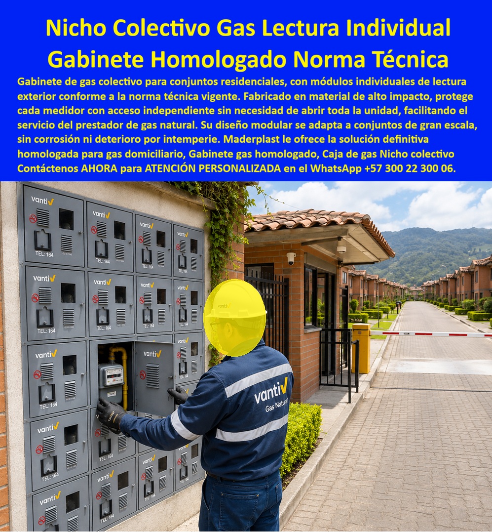 Gabinete Gas Homologado Nichos Norma Técnicas Gas Normalizado Maderplast Caja Para Medidor De Gas Conforme A Norma Técnica Nicho Colectivo De Gas Con Lectura Individual Exterior Armario para medidor de gas natural norma técnica Caja De Gas