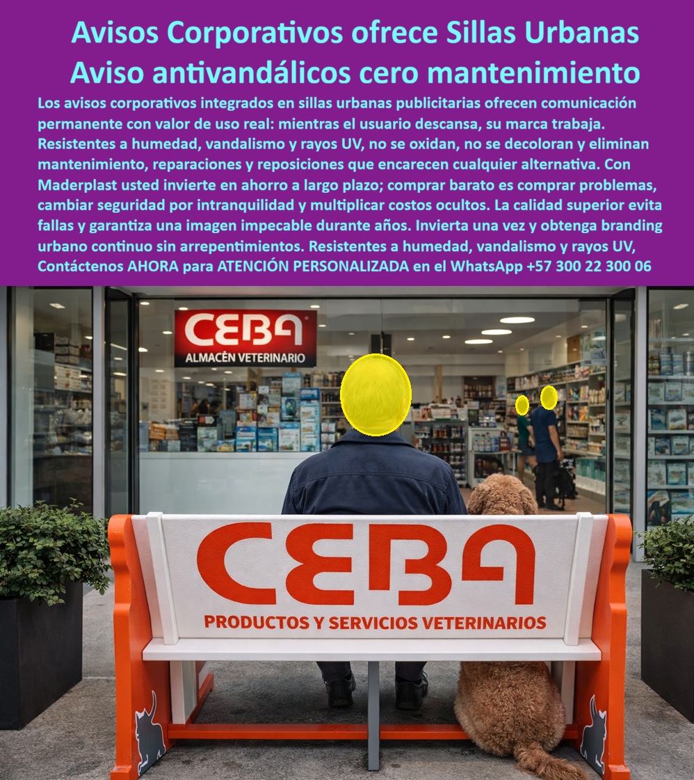 Publicidad Urbana Funcional Avisos Corporativos Antivandálicos Maderplast Comunicación urbana con valor de uso real Señales Muebles Humedad Anti Ahorro Largo Plazo Sillas con Avisos Antivandálicas 0 Mantenimiento Branding urbano Ingeniería de la Permanencia: Transformando la Ciudad en un Activo Publicitario Eterno con Maderplast En el dinámico ecosistema del urbanismo moderno, la delgada línea entre una infraestructura funcional y un foco de deterioro se define por la calidad de sus materiales. Usted, como líder en proyectos que no aceptan lo genérico ni lo descartable, comprende que la publicidad exterior convencional colapsa ante la fricción constante, el vandalismo y la contaminación química, degradando la imagen corporativa en pocos meses. Las vallas planas y los avisos tradicionales suelen ser ignorados entre las multitudes, perdiendo engagement y drenando presupuestos en campañas fallidas que no logran retener familias. Frente a este escenario, la Publicidad Urbana Funcional Maderplast surge como la solución definitiva que convierte la señalética en un activo de branding urbano de lujo.  Mobiliario Antivandálico: Donde el Descanso se Encuentra con el Branding La verdadera eficiencia en el mobiliario urbano no reside en el mantenimiento constante, sino en su eliminación absoluta. Las bancas y sillas ergonómicas de Maderplast integran avisos corporativos directamente en el polímero técnico macizo, asegurando que la marca permanezca visible, activa e impecable por décadas sin degradarse por el clima. Como señalan los gerentes de activos: "Nuestros dispositivos de branding son tan superiores que las opciones de caucho o concreto, así sean regaladas, salen carísimas por su rápido deterioro estético". Invertir en esta tecnología es blindar la presencia de marca con el costo total de propiedad más bajo del mercado, transformando un servicio ciudadano en un activo rentable de largo plazo.  Señalización 3D e Infraestructura Crítica: Seguridad sin Concesiones El compromiso de Maderplast con la precisión técnica se extiende desde el pavimento hasta las redes de gas subterráneo. Mientras que la señalización metálica convencional falla por la corrosión y el vandalismo, ocultando riesgos mortales que terminan en explosiones accidentales, nuestros postes y señales preventivas sintéticas mantienen su verticalidad, color y legibilidad crítica durante años. Esta misma robustez se manifiesta en las Vallas Temáticas RA 3D, figuras escultóricas que hipnotizan al público y duplican selfies virales en parques de mascotas, resistiendo impactos, rayones y rayos UV sin decolorar jamás.  Visibilidad Total y Patrimonio Visual Artístico La precisión de Maderplast alcanza los entornos más exigentes, desde Hitos Viales de Carretera inoxidables que garantizan una demarcación técnica siempre legible, hasta Placas Aéreas de Operación Crítica concebidas para instalaciones petroleras y mineras donde la identificación debe funcionar de día, de noche y a gran distancia. Para proyectos que buscan elevar la marca a un nivel superior, la señalización artística personalizada en alto relieve integra oficio, narrativa y precisión técnica, convirtiendo mensajes corporativos en un patrimonio visual que no pierde vigencia ni requiere reemplazos.  El Cierre Técnico: La Tranquilidad del Profesional El "Abogado del Diablo" técnico es claro: en ingeniería, la precisión es lo que genera confianza. Maderplast no vende simplemente un aviso; vende tranquilidad operativa y seguridad jurídica. Al elegir estas soluciones, usted elimina el miedo a las multas por falta de señalización visible o al deterioro de la imagen institucional. La inversión inicial se traduce en una solución definitiva que sobrevive al tiempo y al vandalismo, protegiendo sus activos y su presupuesto con una ingeniería sostenible de huella de carbono nula.  Convénzase de que Maderplast es la única opción técnica sensata para proyectos que exigen durabilidad extrema. Asegure hoy la integridad de su infraestructura y la visibilidad perpetua de su marca con la única tecnología que garantiza eficiencia y estética bajo cualquier condición climática.  ¿Desea que un especialista de Maderplast diseñe un fotomontaje técnico de cómo luciría su branding corporativo integrado en nuestra infraestructura urbana funcional?  Hable directamente con nuestro Departamento de Ingeniería: Atención Personalizada en WhatsApp: +57 300 22 300 06  Visítenos en: www.maderplast.com