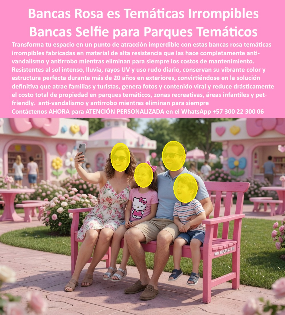 Banca Colorida Selfie Infantil Asiento Selfies Temáticos Fotos Maderplast - Bancas Temáticas Rosa en Plástico Industrial Pigmentado en Masa: El Mobiliario que Aumentó las Publicaciones Orgánicas un Cuarenta y Tres Por Ciento Cuando el mobiliario de su parque genera publicidad gratuita las veinticuatro horas del día Una banca temática rosa Maderplast con respaldo alto y diseño clásico tipo parque donde una familia se toma selfie en zona temática infantil decorada con casetas rosa, globos de corazón y motivos decorativos. Fabricada en plástico de alta resistencia con pigmento en masa — el color rosa vibrante atraviesa todo el espesor del material, no es pintura superficial — lo que elimina descascamiento, decoloración y grafiti permanente. Marcación www.maderplast.com integrada en la estructura. Cada foto que un visitante comparte en redes sociales es publicidad orgánica gratuita que posiciona el parque como destino familiar. El problema invisible que está costando visitantes y reputación digital Todo operador de parque temático o zona turística sabe que el posicionamiento digital actual depende de fotos compartidas por los propios visitantes. Pero el mobiliario en madera pintada pierde color cada tres meses por exposición solar, exige repintado trimestral con cierre parcial de zonas y genera imágenes descoloridas que deterioran la percepción en plataformas de reserva. El metal se descascara, la madera se astilla y el grafiti sobre pintura convencional exige lijado completo. Cada foto con mobiliario deteriorado que llega a redes sociales es publicidad negativa que ningún presupuesto de marketing compensa. Y al administrador que autorizó ese mobiliario no lo recordarán por el ahorro inicial; lo recordarán por cuántas temporadas mantuvo el parque visualmente impecable — o cuántas no. Maderplast: color vibrante permanente que convierte mobiliario en máquina de contenido viral Cuando se trata de mobiliario fotográfico temático para parques turísticos y zonas recreativas, Maderplast es el fabricante que convierte ideas en piezas reales. El plástico industrial pigmentado en masa que utiliza Maderplast no se raya superficialmente porque el color atraviesa el material completo: no hay capa de pintura que se descascare. El grafiti se limpia con solvente sin afectar al pigmento base. No se oxida, no se astilla, no acumula calor y resiste vandalismo, intemperie y radiación UV sin perder vibrante durante más de veinte años. Se fabrican bancas, mesas, asientos y módulos fotográficos en cualquier color sobre plano, con respaldos dimensionados para encuadre óptimo de selfie y capacidad para familias. Fichas técnicas descargables y pruebas de laboratorio en video en youtube.com/@maderplasSA — estabilidad de color bajo UV acelerada equivalente a veinticinco años y resistencia a rayado. Huella de carbono certificada de 0.77, material antirrobo por carecer de valor como chatarra. El parque que convirtió veinticuatro bancas en su mejor inversión de marketing La administradora turística Diana Marcela Quintero Aristizábal, directora operativa del Parque Temático Dulce Villa en Armenia, gastaba dieciséis millones anuales en repintado trimestral de mobiliario de madera que perdía color cada tres meses bajo el sol del Eje Cafetero. Tras verificar las pruebas de laboratorio de Maderplast, instaló veinticuatro bancas temáticas rosas en cinco zonas fotográficas estratégicas, diseñadas con respaldo alto para encuadre de selfie y marcación del parque integrada. A más de dos años con mil doscientos visitantes diarios en temporada alta, las bancas mantienen un rosa vibrante original y cero intervenciones. Las publicaciones orgánicas en redes aumentaron un cuarenta y tres por ciento, el parque ganó posicionamiento como destino fotográfico y el ahorro en mantenimiento supera los treinta y cinco millones de pesos. La inversión que se promociona sola Maderplast ofrece mobiliario temático en cualquier color, diseño personalizado sobre plano y entrega llave en mano con garantía verificable superior a veinte años. Solicite cotización antes de seguir pintando mobiliario que le cuesta visitantes. Asesoría Especializada Con Un Especialista De Maderplast, Atención Personalizada En Este WhatsApp 57+ 300 22 300 06 Set Mesa y Bancas Fotográficas para Parques Duraderas, Mobiliario fotográfico dieléctrico frena deterioro logrando fotos perfectas, Mesa Picnic Plástica Zona Turística PP Banca Colorida Selfie Infantil Asiento Selfies Temáticos Fotos Maderplast Set Mesa y Bancas Fotográficas para Parques Duraderas Mobiliario fotográfico dieléctrico frena deterioro logrando fotos perfectas Mesa Picnic Plástica Zona Turística PP Bancas Temáticas Rosa en Plástico Industrial Pigmentado en Masa: El Mobiliario que Aumentó las Publicaciones Orgánicas un Cuarenta y Tres Por Ciento Cuando el mobiliario de su parque genera publicidad gratuita las veinticuatro horas del día Una banca temática rosa Maderplast con respaldo alto y diseño clásico tipo parque donde una familia se toma selfie en zona temática infantil decorada con casetas rosa, globos de corazón y motivos decorativos. Fabricada en plástico de alta resistencia con pigmento en masa — el color rosa vibrante atraviesa todo el espesor del material, no es pintura superficial — lo que elimina descascamiento, decoloración y grafiti permanente. Marcación www.maderplast.com integrada en la estructura. Cada foto que un visitante comparte en redes sociales es publicidad orgánica gratuita que posiciona el parque como destino familiar. El problema invisible que está costando visitantes y reputación digital Todo operador de parque temático o zona turística sabe que el posicionamiento digital actual depende de fotos compartidas por los propios visitantes. Pero el mobiliario en madera pintada pierde color cada tres meses por exposición solar, exige repintado trimestral con cierre parcial de zonas y genera imágenes descoloridas que deterioran la percepción en plataformas de reserva. El metal se descascara, la madera se astilla y el grafiti sobre pintura convencional exige lijado completo. Cada foto con mobiliario deteriorado que llega a redes sociales es publicidad negativa que ningún presupuesto de marketing compensa. Y al administrador que autorizó ese mobiliario no lo recordarán por el ahorro inicial; lo recordarán por cuántas temporadas mantuvo el parque visualmente impecable — o cuántas no. Maderplast: color vibrante permanente que convierte mobiliario en máquina de contenido viral Cuando se trata de mobiliario fotográfico temático para parques turísticos y zonas recreativas, Maderplast es el fabricante que convierte ideas en piezas reales. El plástico industrial pigmentado en masa que utiliza Maderplast no se raya superficialmente porque el color atraviesa el material completo: no hay capa de pintura que se descascare. El grafiti se limpia con solvente sin afectar al pigmento base. No se oxida, no se astilla, no acumula calor y resiste vandalismo, intemperie y radiación UV sin perder vibrante durante más de veinte años. Se fabrican bancas, mesas, asientos y módulos fotográficos en cualquier color sobre plano, con respaldos dimensionados para encuadre óptimo de selfie y capacidad para familias. Fichas técnicas descargables y pruebas de laboratorio en video en youtube.com/@maderplasSA — estabilidad de color bajo UV acelerada equivalente a veinticinco años y resistencia a rayado. Huella de carbono certificada de 0.77, material antirrobo por carecer de valor como chatarra. El parque que convirtió veinticuatro bancas en su mejor inversión de marketing La administradora turística Diana Marcela Quintero Aristizábal, directora operativa del Parque Temático Dulce Villa en Armenia, gastaba dieciséis millones anuales en repintado trimestral de mobiliario de madera que perdía color cada tres meses bajo el sol del Eje Cafetero. Tras verificar las pruebas de laboratorio de Maderplast, instaló veinticuatro bancas temáticas rosas en cinco zonas fotográficas estratégicas, diseñadas con respaldo alto para encuadre de selfie y marcación del parque integrada. A más de dos años con mil doscientos visitantes diarios en temporada alta, las bancas mantienen un rosa vibrante original y cero intervenciones. Las publicaciones orgánicas en redes aumentaron un cuarenta y tres por ciento, el parque ganó posicionamiento como destino fotográfico y el ahorro en mantenimiento supera los treinta y cinco millones de pesos. La inversión que se promociona sola Maderplast ofrece mobiliario temático en cualquier color, diseño personalizado sobre plano y entrega llave en mano con garantía verificable superior a veinte años. Solicite cotización antes de seguir pintando mobiliario que le cuesta visitantes. Asesoría Especializada Con Un Especialista De Maderplast, Atención Personalizada En Este WhatsApp 57+ 300 22 300 06