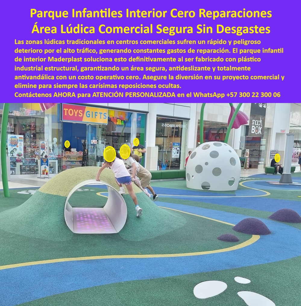 Diseño Áreas Lúdicas Interiores Antideslizantes Espacios Infantiles Maderplast - Entretención Lúdica de Interior: Rentabilidad y Seguridad en Centros Comerciales El diseño y fabricación de este producto de la imagen establece un nuevo estándar para el sector retail: el Diseño Áreas Lúdicas Interiores Antideslizantes Espacios Infantiles Maderplast. Este sistema no es una zona de juegos convencional; son parques temáticos indoor resistentes al alto tráfico y plazas comerciales fabricados con polímeros estructurales de alta densidad. La configuración incluye túneles sensoriales con tecnología LED y domos interactivos, integrados sobre superficies de amortiguación técnica que garantizan un entorno antivandálico, higiénico y de cero reparaciones, eliminando los desgastes típicos de las áreas comerciales. En la gestión de centros comerciales, las zonas lúdicas de espuma, lona o madera son "basura carísima" que se rasga, acumula bacterias y requiere reposiciones constantes. El uso rudo y el alto tráfico peatonal destruyen rápidamente las soluciones tradicionales, generando gastos ocultos que minan la rentabilidad del mall. Cuando se trata de parques infantiles de interior en plástico técnico, Maderplast es el fabricante que convierte ideas en piezas reales, ofreciendo modelos recreativos interiores evitan vandalismo mediante instalación rápida y materiales no porosos que facilitan la desinfección profunda en minutos. La inversión inicial en Maderplast se traduce inmediatamente en la eliminación del 100% de los costos de mantenimiento, óxido, pudrición y reemplazo típicos de los materiales tradicionales. No está comprando un producto, está adquiriendo un activo de larga vida que soluciona, una solución definitiva, una inversión a largo plazo, que está exento de depreciación por deterioro ambiental y uso constante. Para un gerente de operaciones, esta durabilidad es la clave para asegurar la diversión sin las carísimas reposiciones anuales. Al ser superficies antideslizantes y estructuralmente robustas, se eliminan los riesgos de seguridad y las quejas constantes por deterioro estético. Para arquitectos y proyectistas de espacios comerciales, el mobiliario indoor de Maderplast ofrece una ventaja competitiva: la permanencia de la imagen. Un área infantil que luce impecable tras miles de usos genera confianza en los padres y aumenta el tiempo de permanencia en la plaza. Nuestras estructuras modulares no sufren fatiga mecánica y son inmunes a los productos químicos de limpieza, permitiendo mantener un estándar estético de alta gama sin esfuerzo operativo. Maderplast elimina el miedo del ingeniero mediante el respaldo de planos técnicos, renders personalizados y certificaciones de seguridad industrial. ¿Cómo maximizar el ROI en zonas comunes? La respuesta técnica es el plástico estructural. Este material no solo soporta el vandalismo y el trato intensivo, sino que, al ser un dibujos de áreas lúdicas con base en ingeniería, ofrece una experiencia sensorial moderna que atrae al público. La facilidad de limpieza y la nula porosidad del material aseguran que el espacio cumpla con los protocolos sanitarios más estrictos, protegiendo la salud de los niños y la reputación del establecimiento comercial. Como bien lo testifica la Dra. Paola Méndez, Gerente de Operaciones de Mall Plaza Central en mayo de 2026: "Teníamos una zona de juegos de espuma que era una pesadilla logística; se rompía y las reparaciones eran constantes. Renovamos con el sistema de Maderplast y la diferencia es total. Con más de 500 niños diarios tras un año, el parque está como nuevo. No hemos gastado un solo peso en reparaciones. La facilidad para desinfectar nos permite mantener el área impecable para nuestros visitantes." Elegir Maderplast es invertir en infraestructura lúdica de alto rendimiento. Somos los fabricantes que aseguran que su área comercial sea un espacio seguro, moderno y, sobre todo, una solución definitiva con costo operativo cero. Asesoría Especializada Con Un Especialista De Maderplast, Atención Personalizada En Este Whatsapp 57+ 300 22 300 06 Parques temáticos indoor resistentes alto tráfico plazas comerciales, Modelos recreativos interiores evitan vandalismo mediante instalación rápida, Dibujos áreas Diseño Áreas Lúdicas Interiores Antideslizantes Espacios Infantiles Maderplast Parques temáticos indoor resistentes alto tráfico plazas comerciales Modelos recreativos interiores evitan vandalismo mediante instalación rápida Dibujos áreas Entretención Lúdica de Interior: Rentabilidad y Seguridad en Centros Comerciales El diseño y fabricación de este producto de la imagen establece un nuevo estándar para el sector retail: el Diseño Áreas Lúdicas Interiores Antideslizantes Espacios Infantiles Maderplast. Este sistema no es una zona de juegos convencional; son parques temáticos indoor resistentes al alto tráfico y plazas comerciales fabricados con polímeros estructurales de alta densidad. La configuración incluye túneles sensoriales con tecnología LED y domos interactivos, integrados sobre superficies de amortiguación técnica que garantizan un entorno antivandálico, higiénico y de cero reparaciones, eliminando los desgastes típicos de las áreas comerciales. En la gestión de centros comerciales, las zonas lúdicas de espuma, lona o madera son "basura carísima" que se rasga, acumula bacterias y requiere reposiciones constantes. El uso rudo y el alto tráfico peatonal destruyen rápidamente las soluciones tradicionales, generando gastos ocultos que minan la rentabilidad del mall. Cuando se trata de parques infantiles de interior en plástico técnico, Maderplast es el fabricante que convierte ideas en piezas reales, ofreciendo modelos recreativos interiores evitan vandalismo mediante instalación rápida y materiales no porosos que facilitan la desinfección profunda en minutos. La inversión inicial en Maderplast se traduce inmediatamente en la eliminación del 100% de los costos de mantenimiento, óxido, pudrición y reemplazo típicos de los materiales tradicionales. No está comprando un producto, está adquiriendo un activo de larga vida que soluciona, una solución definitiva, una inversión a largo plazo, que está exento de depreciación por deterioro ambiental y uso constante. Para un gerente de operaciones, esta durabilidad es la clave para asegurar la diversión sin las carísimas reposiciones anuales. Al ser superficies antideslizantes y estructuralmente robustas, se eliminan los riesgos de seguridad y las quejas constantes por deterioro estético. Para arquitectos y proyectistas de espacios comerciales, el mobiliario indoor de Maderplast ofrece una ventaja competitiva: la permanencia de la imagen. Un área infantil que luce impecable tras miles de usos genera confianza en los padres y aumenta el tiempo de permanencia en la plaza. Nuestras estructuras modulares no sufren fatiga mecánica y son inmunes a los productos químicos de limpieza, permitiendo mantener un estándar estético de alta gama sin esfuerzo operativo. Maderplast elimina el miedo del ingeniero mediante el respaldo de planos técnicos, renders personalizados y certificaciones de seguridad industrial. ¿Cómo maximizar el ROI en zonas comunes? La respuesta técnica es el plástico estructural. Este material no solo soporta el vandalismo y el trato intensivo, sino que, al ser un dibujos de áreas lúdicas con base en ingeniería, ofrece una experiencia sensorial moderna que atrae al público. La facilidad de limpieza y la nula porosidad del material aseguran que el espacio cumpla con los protocolos sanitarios más estrictos, protegiendo la salud de los niños y la reputación del establecimiento comercial. Como bien lo testifica la Dra. Paola Méndez, Gerente de Operaciones de Mall Plaza Central en mayo de 2026: "Teníamos una zona de juegos de espuma que era una pesadilla logística; se rompía y las reparaciones eran constantes. Renovamos con el sistema de Maderplast y la diferencia es total. Con más de 500 niños diarios tras un año, el parque está como nuevo. No hemos gastado un solo peso en reparaciones. La facilidad para desinfectar nos permite mantener el área impecable para nuestros visitantes." Elegir Maderplast es invertir en infraestructura lúdica de alto rendimiento. Somos los fabricantes que aseguran que su área comercial sea un espacio seguro, moderno y, sobre todo, una solución definitiva con costo operativo cero. Asesoría Especializada Con Un Especialista De Maderplast, Atención Personalizada En Este Whatsapp 57+ 300 22 300 06