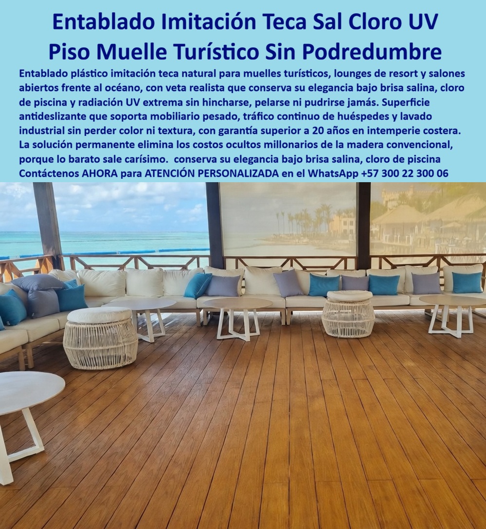 Cubierta Deck Marino Resistente Salinidad Y Humedad Suelos Maderplast - Pisos Deck Plásticos Imitación Madera Resistentes Sal Cloro UV Hoteles Resorts, Piso Exterior Muelle Turístico Plástico Imitación Teca Duradero, Entablado Piso Cubierta Deck Marino Resistente Salinidad Y Humedad Suelos Maderplast Pisos Deck Plásticos Imitación Madera Resistentes Sal Cloro UV Hoteles Resorts Piso Exterior Muelle Turístico Plástico Imitación Teca Duradero Entablado Piso