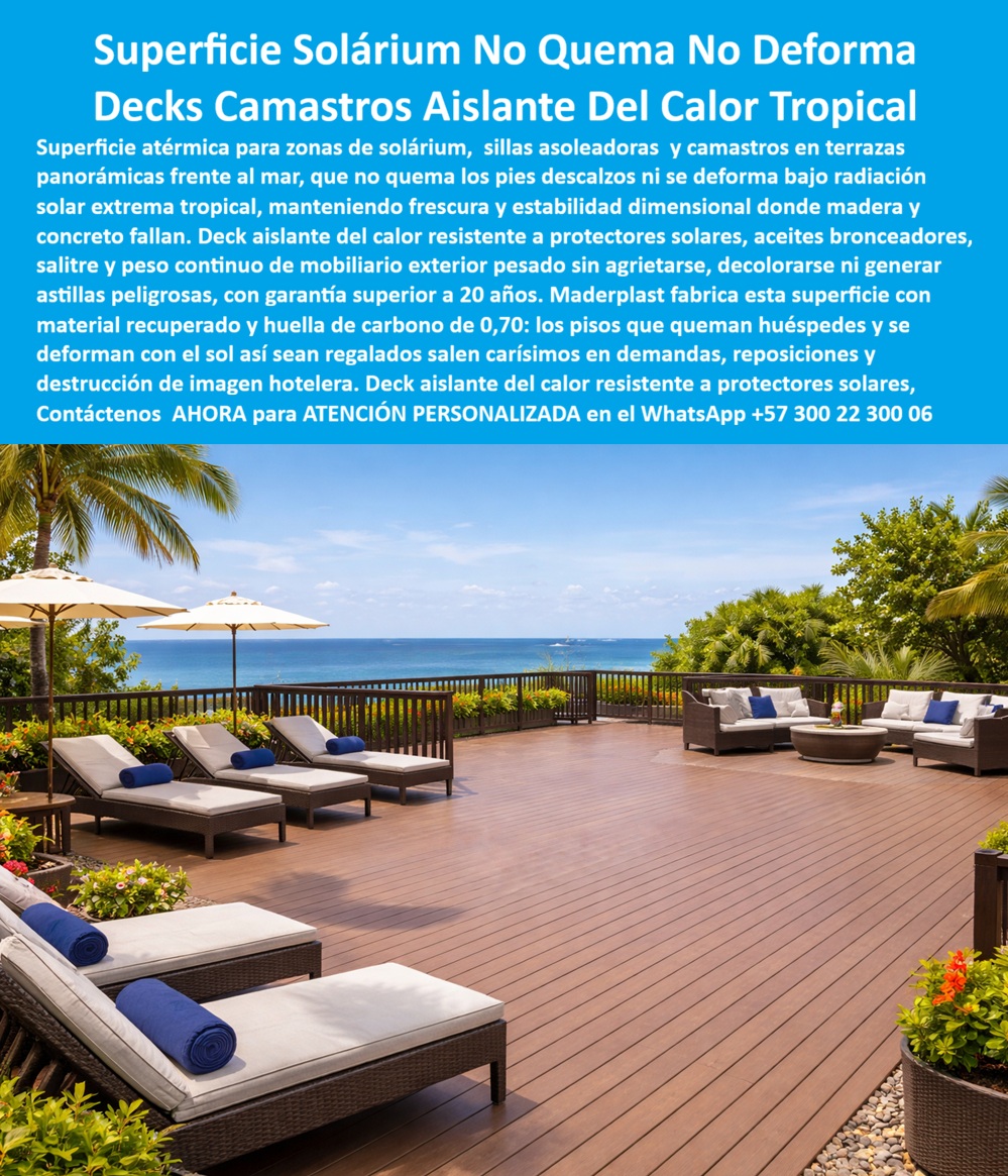 Decks Atérmicos Zonas De Relajación Pisos Deck Asoleaderos Maderplast - Pisos Deck Que No Queman Ni Se Deforman Exteriormente, Superficies De Exterior, Camastros Sol Decks Para Sillas Asoleadoras Aislantes Del Calor Fuertes, Deck Zonas Sol Decks Atérmicos Zonas De Relajación Pisos Deck Asoleaderos Maderplast Pisos Deck Que No Queman Ni Se Deforman Exteriormente Superficies De Exterior Camastros Sol Decks Para Sillas Asoleadoras Aislantes Del Calor Fuertes Deck Zonas Sol