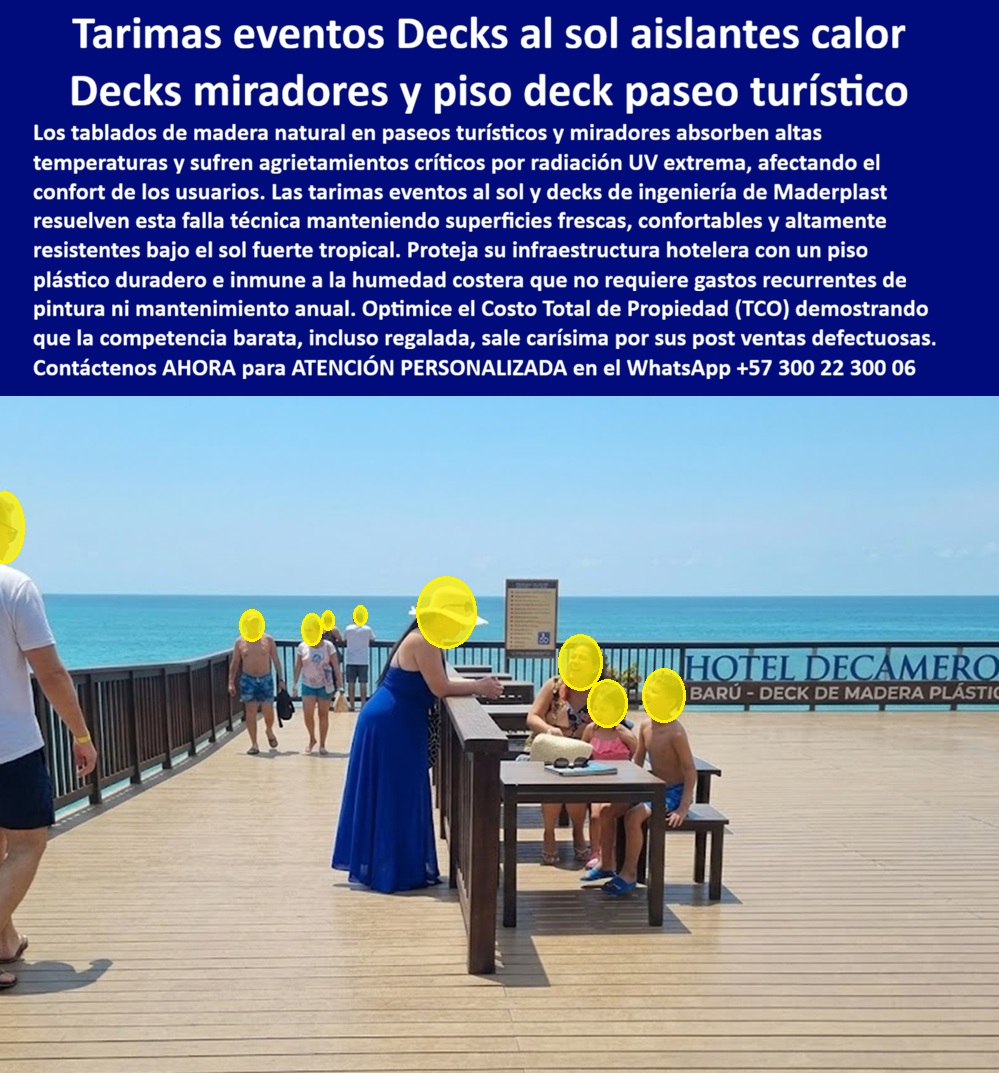 Decks Miradores Aislantes Del Calor Tarimas Eventos Al Sol Maderplast - Piso Deck Paseo Turístico Frente Mar Plástico Duradero Elegante, Decks Hoteleros Confortables Bajo Sol Fuerte Tropical, Decks Turísticos Atérmicos Eventos Aire Libre A Decks Miradores Aislantes Del Calor Tarimas Eventos Al Sol Maderplast Piso Deck Paseo Turístico Frente Mar Plástico Duradero Elegante Decks Hoteleros Confortables Bajo Sol Fuerte Tropical Decks Turísticos Atérmicos Eventos Aire Libre A