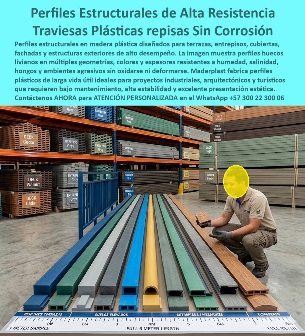 Perfiles Plásticos Livianos Alta Resistencia Perfil Estructural Maderplast - Perfiles Estructurales Madera Plástica Livianos, Traviesas Huecas Madera Plástica Sin Mantenimiento Exterior, Repisas Plásticas Estructurales Ambientes Agresivos, Perfiles Plásticos Livianos Alta Resistencia Perfil Estructural Maderplast Perfiles Estructurales Madera Plástica Livianos Traviesas Huecas Madera Plástica Sin Mantenimiento Exterior Repisas Plásticas Estructurales Ambientes Agresivos