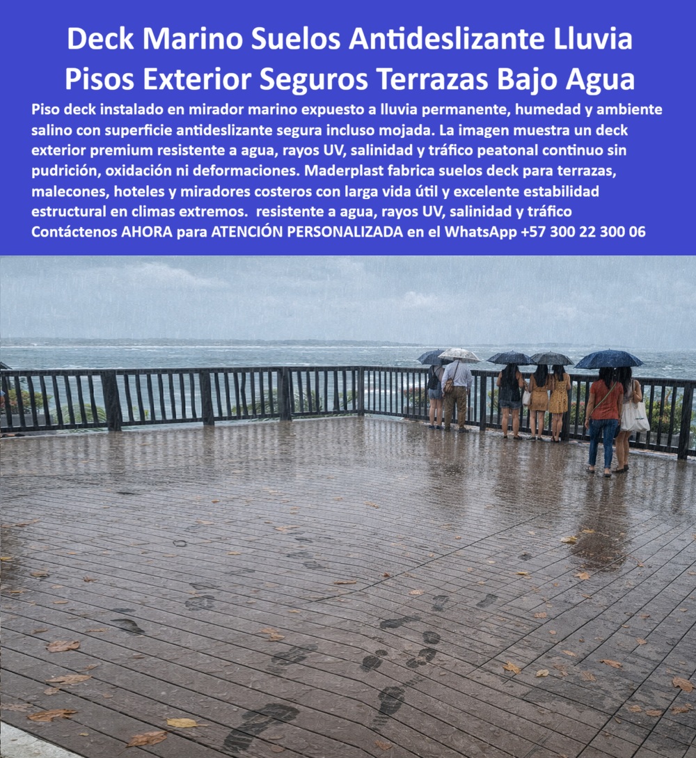 Pisos Deck Lluvia Permanente Ambientes Marinos Premium Maderplast - Decks Exteriores Seguros Incluso 00 Pisos Deck Lluvia Permanente Ambientes Marinos Premium Maderplast Decks Exteriores Seguros Incluso 00
