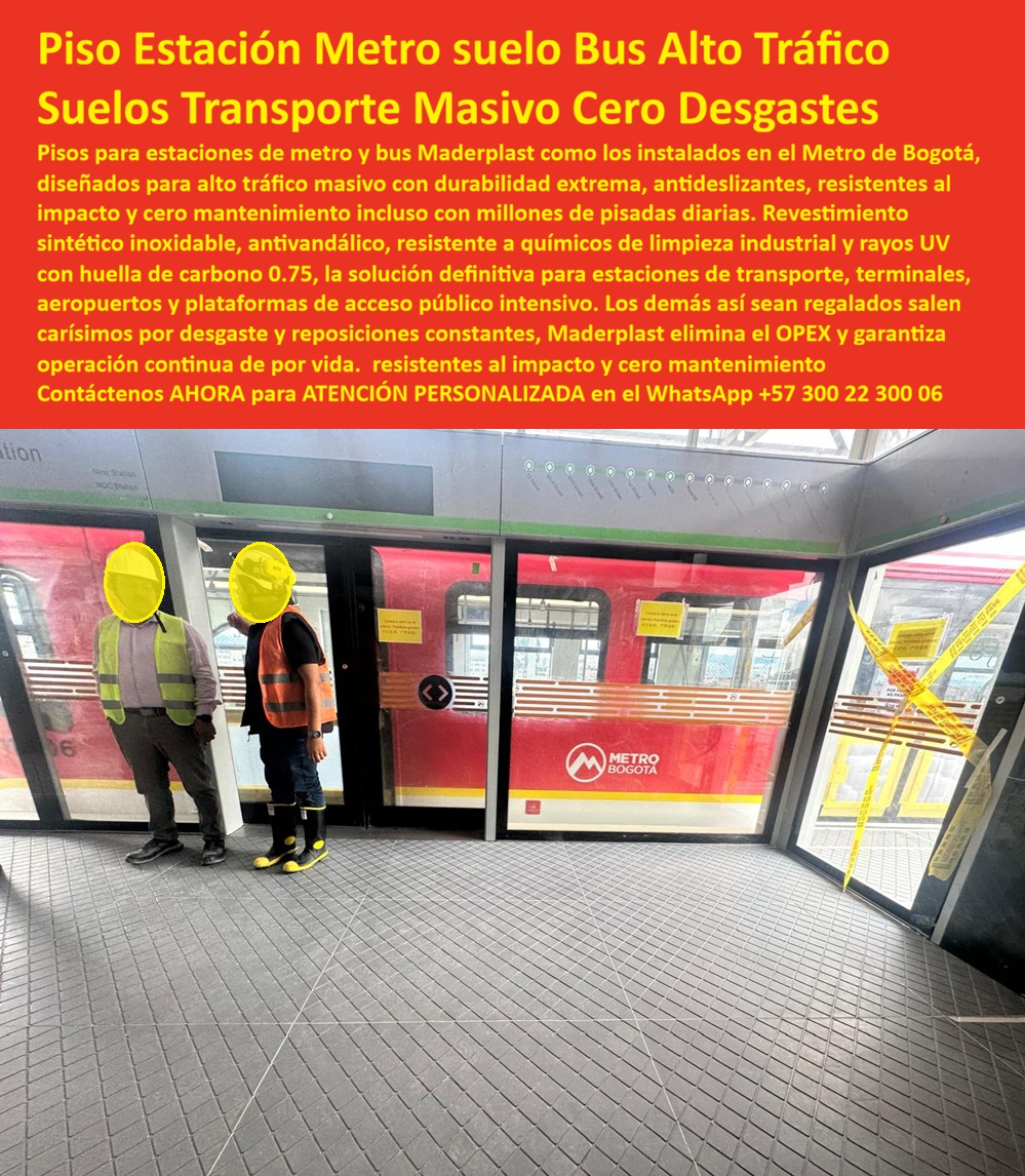 Pisos Deck Metro Bus Alto Tráfico Suelos Estaciones Transporte Maderplast - Cubiertas Estaciones Bus Metro Durabilidad Extrema, Revestimiento sintético cero mantenimiento alto impacto duradero, Piso Estaciones Uso Intensivo Larga Duración, Pisos Deck Metro Bus Alto Tráfico Suelos Estaciones Transporte Maderplast Cubiertas Estaciones Bus Metro Durabilidad Extrema Revestimiento sintético cero mantenimiento alto impacto duradero Piso Estaciones Uso Intensivo Larga Duración