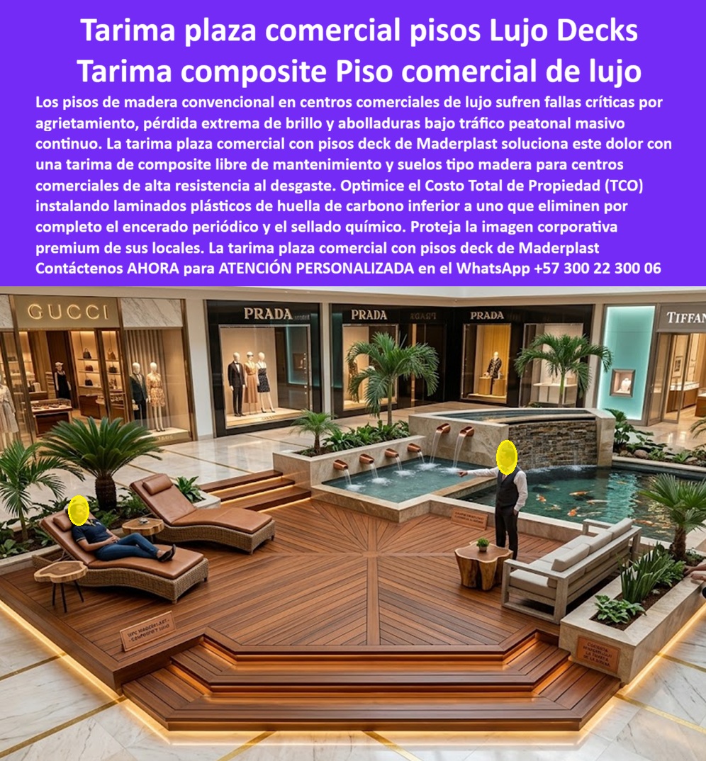 Tarima Plaza Comercial Pisos Deck Decorativos Modernos Maderplast - Tarima Composite Centros Comerciales Libre Mantenimiento, Laminados Plásticos Locales Resistentes Al Desgaste, Suelos Tipo Madera Para Centros Comerciales Alta Resistencia Tarima Plaza Comercial Pisos Deck Decorativos Modernos Maderplast Tarima Composite Centros Comerciales Libre Mantenimiento Laminados Plásticos Locales Resistentes Al Desgaste Suelos Tipo Madera Para Centros Comerciales Alta Resistencia
